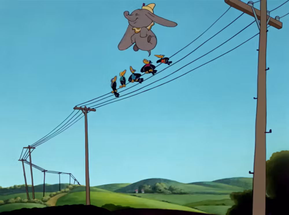 Dumbo 1941 Aterizand