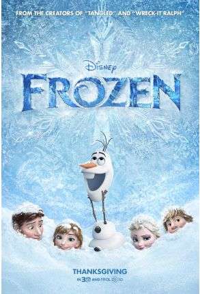 Frozen 3D Blu-Ray - Film Blu-Ray