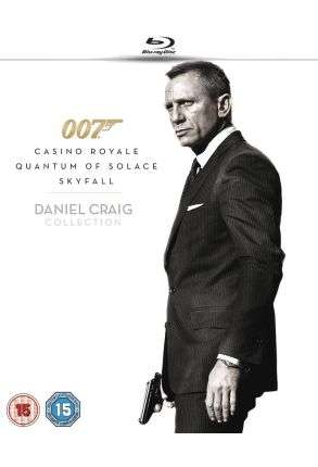 007 - Casino Royale + Quantum Of Solace + Skyfall - Daniel Craig Collection 3 Blu-Ray Boxset - Film Blu-Ray