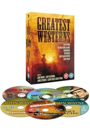 3:10 To Yuma + The Man From Laramie + Shenandoah + Stagecoach + High Plains Drifter + Fort Apache - 6 Greatest Westerns Boxset - Film DVD