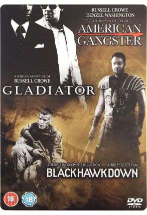 American Gangster + Gladiator + Black Hawk Down - Triple Pack - Steelbook - Film DVD