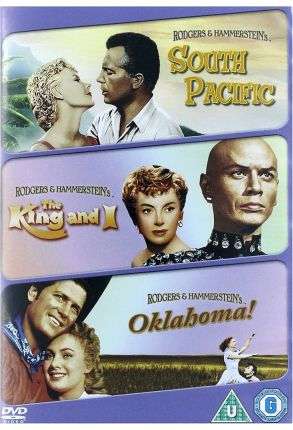 South Pacific (1958) + The King And I (1956) + Oklahoma! (1955) - 3 Movies Boxset - Film DVD