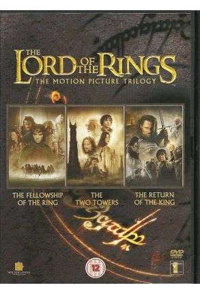 The Lord Of The Rings - The Motion Picture Trilogy - 3 Movie Boxset - Film DVD
