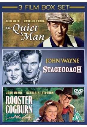 The Quiet Man + Rooster Gogburn + Stagecoach - 3 Film Boxset - Film DVD