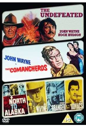 The Comancheros (1961) + The Undefeated (1969) + North To Alaska (1960) - 3 Movies Boxset - Film DVD