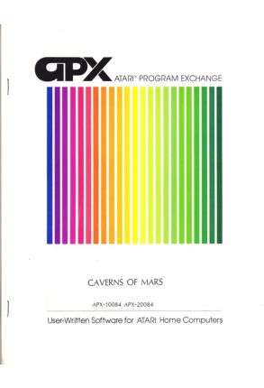 Caverns Of Mars - Diskette CIB - Joc Atari 400/800/XI/Xe