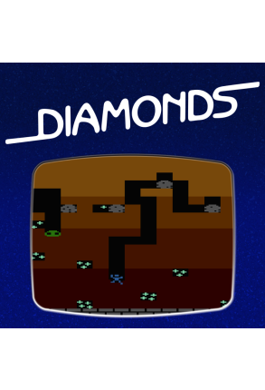 Diamonds - Tape - Joc Atari 400/800/XI/Xe
