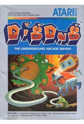 Dig Dug - Joc Atari 2600/5200/7800