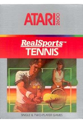 Tennis RealSports - Joc Atari 2600/5200/7800