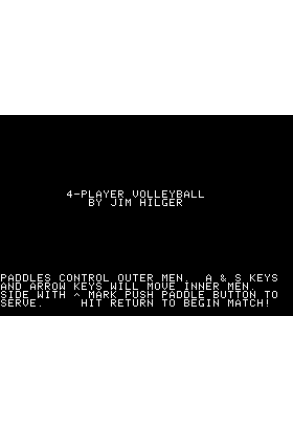 Volleyball - Joc Atari 2600/5200/7800