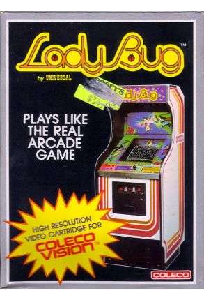 LadyBug - Joc ColecoVision