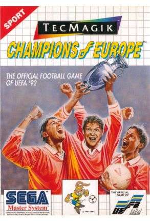 Champions Of Europe - The Official Football Game Of Uefa '92 - Box - Joc Sega Master System