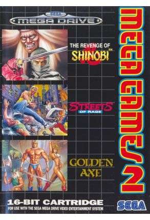 Mega Games 2 - The Revenge Of Shinobi + Streets Of Rage + Golden Axe - CIB - Joc Sega Mega Drive