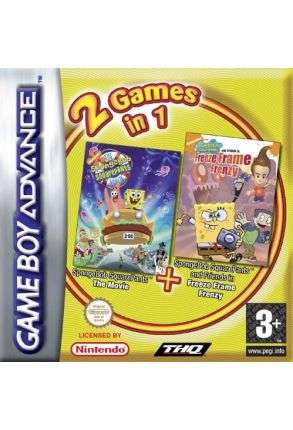 SpongeBob SquarePants - The Movie + SpongeBob Squarpants & Friends - Freeze Frame Frenzy - Dual Pack - GameBoy Advance - Joc Nintendo GameBoy Advance