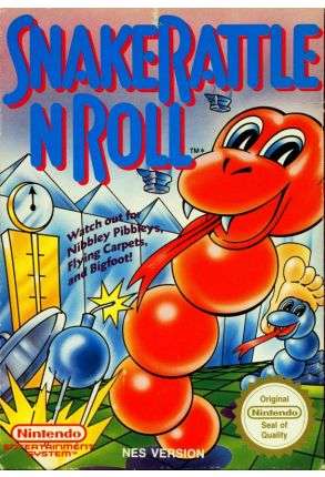 Snake Rattle N Roll - Joc Nintendo NES