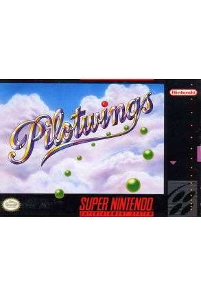 Pilotwings - Box + Manual + Insert - CIB - Joc Nintendo SNES