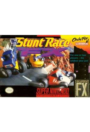 Stunt Race FX - Box + Manual + Insert - CIB - Joc Nintendo SNES