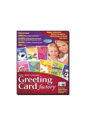 Greeting Card Factory Deluxe - Art Explosion - Software PC