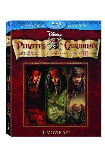 Pirates Of The Caribbean - 3 Movie Blu-Ray Collection - Boxset - Film Blu-Ray