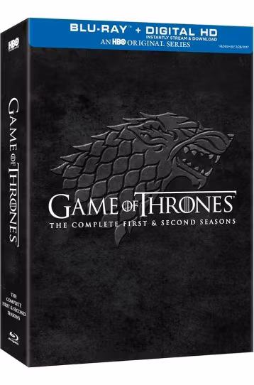 Game Of Thrones - The Complete First & Second Seasons - 10 Blu-Ray Boxset - Film Blu-Ray