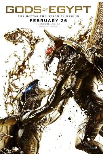 Gods Of Egypt - 3D Sleeve - Film Blu-Ray