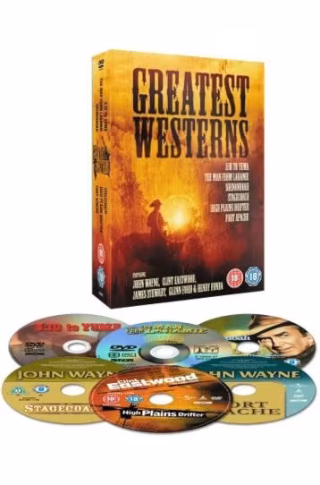 3:10 To Yuma + The Man From Laramie + Shenandoah + Stagecoach + High Plains Drifter + Fort Apache - 6 Greatest Westerns Boxset - Film DVD