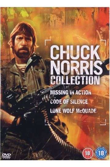 Chuck Norris Collection - Missing In Action + Code Of Silence + Lone Wolf McQuade - 3 DVD Boxset - Film DVD