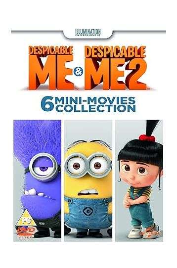 Despicable Me + Despicable Me 2 - 6 Mini Movies Collection - Film DVD
