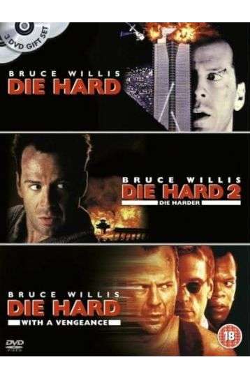 Die Hard + Die Hard 2 - Die Harder + Die Hard 3 - With A Vengeance - Triple Movie DVD Boxset - Film DVD