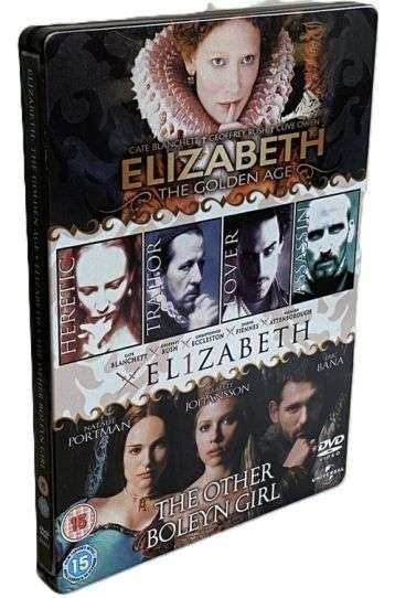 Elizabeth + Elizabeth - The Golden Age + The Other Boleyn Girl - 3 DVD Movie Boxset - Steelbook - Film DVD