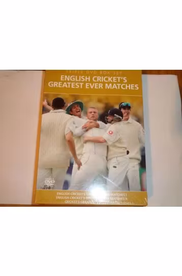 English Cricket's - Greatest Ever Matches Boxset - Film DVD