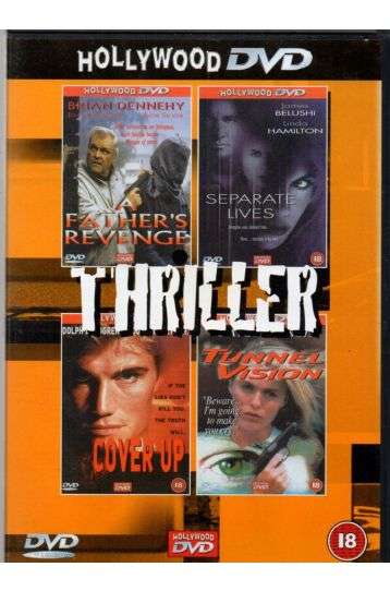 A Father's Revenge + Separate Lives + Cover Up + Tunnel Vision - 4 Thriller DVD Boxset - Film DVD