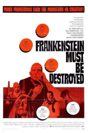 Frankenstein Must Be Destroyed - Film DVD