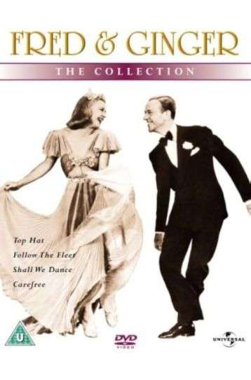 Fred & Ginger - The Collection - Top Hat (1935) + Follow The Fleet (1936) + Shall We Dance (1937) + Carefree (1938) - 4 Movies Boxset - Film DVD