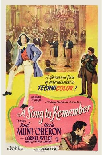 A Song To Remember - Film DVD