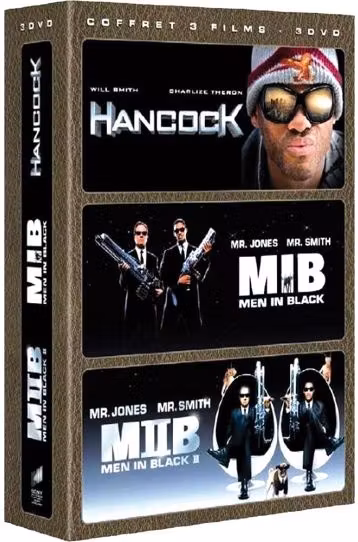 Hancock + Men In Black + Men In Black 2 - 3 Film Boxset - Film DVD