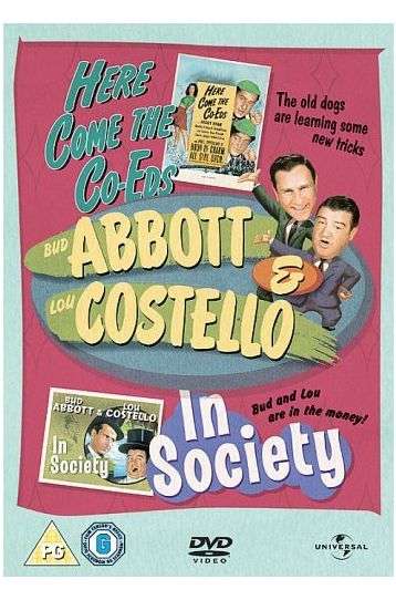 Here Come The Co-Eds + In Society - 2 Movie DVD Boxset - Film DVD