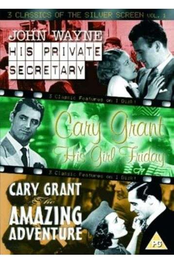 His Private Secretary (1933) + His Girl Friday (1940) + The Amazing Adventure (1936) - 3 Movies Boxset - Film DVD
