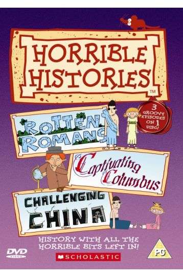 Horrible Histories - Rotten Romans + Captivating Columbus + Challenging China - Film DVD