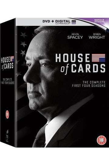 House Of Cards - The Complete First Four Seasons - 12 DVD Boxset - Film DVD