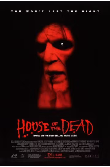 House Of The Dead - 3D Sleeve - Film DVD