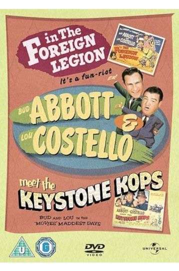 Abbott & Costello - In The Foreign Legion (1950) + Meet The Keystone Kops (1954) - 2 Movies Boxset - Film DVD