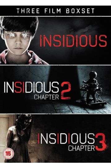 Insidious Trilogy - Insidious + Insidious Chapter 2 + Insidious Chapter 3 - 3 DVD Boxset - Film DVD