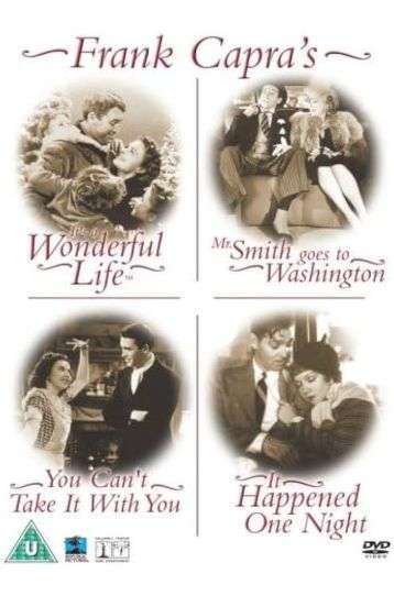 It's A Wonderful Life + Mr.Smith Goes To Washington + You Can't Take It With You + It Happened One Night - 4 DVD Boxset - Film DVD