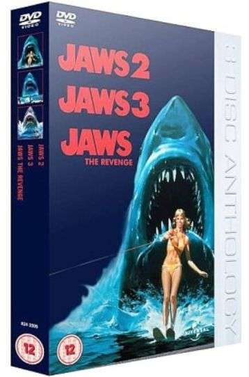 Jaws 2 (1978) + Jaws 3 (1983) + Jaws 4 - The Revenge (1987) – 3 Movies Boxset - Film DVD