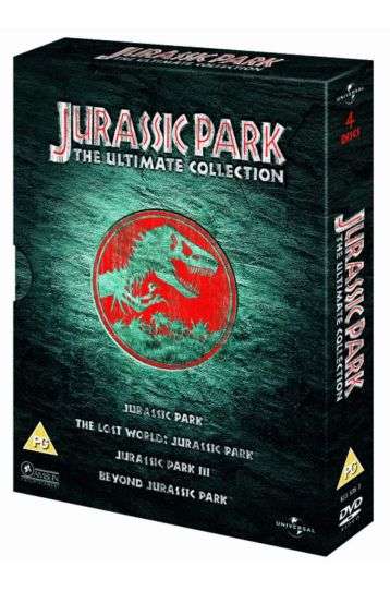 Jurassic Park - The Ultimate Collection - 4 DVD Boxset - Film DVD