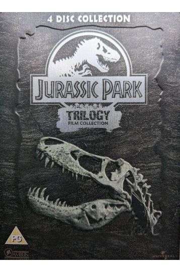 Jurassic Park Trilogy - Jurassic Park (1993) + The Lost World - Jurassic Park (1997) + Jurassic Park III (2001) + Beyond Jurassic Park - Bonus Features (2001) - Steelbook - 4 DVD Boxset - Film DVD