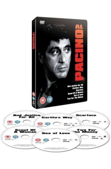 Al Pacino - And Justice For All + Carlito's Way + Scarface + Scent Of A Woman + Sea Of Love + Two For The Money - 6 Movie Boxset - Steelbook - Film DVD