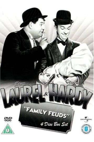 Laurel & Hardy - Family Feuds - Our Relations (1936) + Sons Of The Desert (1933) + Married Life + Someone's Ailing - 4 DVD Boxset - Film DVD