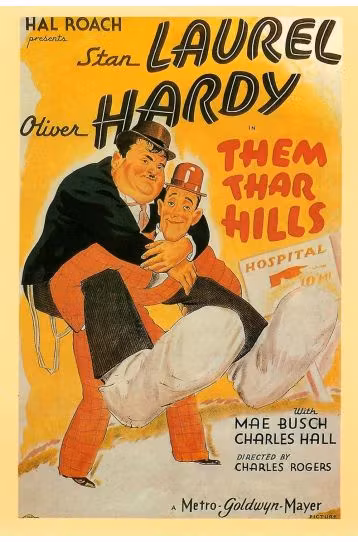 Laurel & Hardy - Them Thar Hills - Film DVD